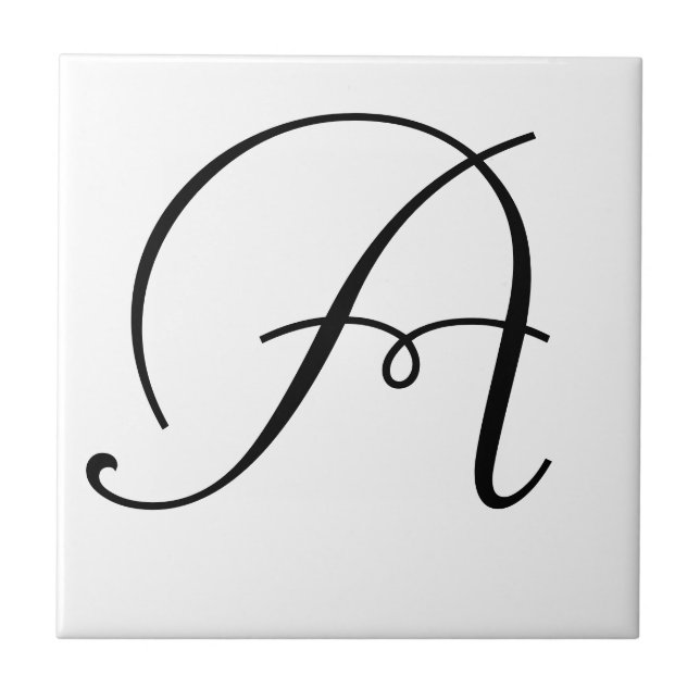 Buchstabe-Fliesen Fliese (Vorderseite)