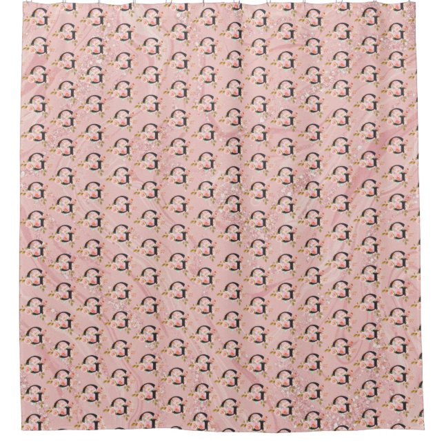 Buchstabe G Duschvorhang (Vorderseite)