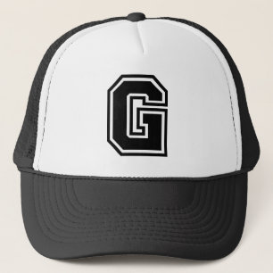 Buchstabe "G" Klassiker Truckerkappe