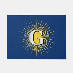 Buchstabe G - Mauritisches Symbol Fußmatte