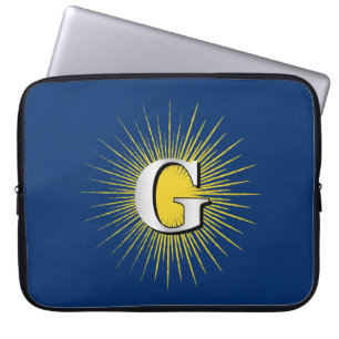 Buchstabe G - Mauritisches Symbol Laptopschutzhülle