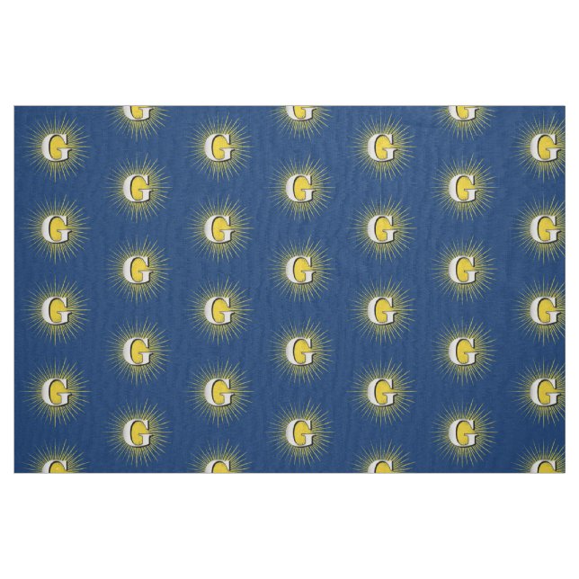 Buchstabe G - Mauritisches Symbol Stoff (Fat Quarter (45,7 x 55,9 cm))