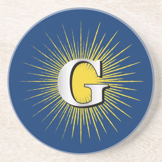 Buchstabe G - Mauritisches Symbol Untersetzer (Vorne)