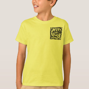 Buchstabe G Mittelalterliche Monogramm-Kunst Art N T-Shirt