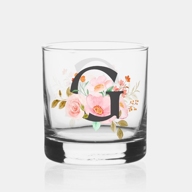 Buchstabe G Whiskyglas (Vorderseite)