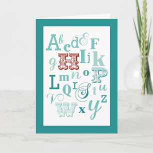 Buchstabe H Anfangsname Alphabet Geburtstag Aquama Karte