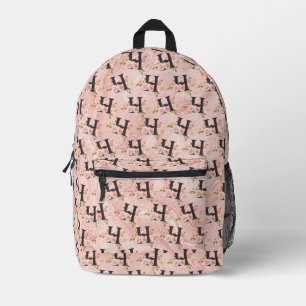 Buchstabe H Bedruckter Rucksack