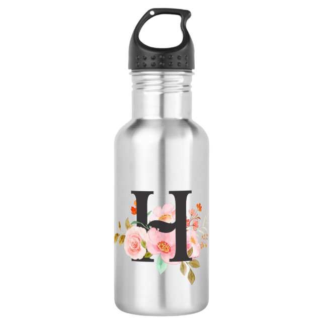 Buchstabe H Edelstahlflasche (Vorderseite)