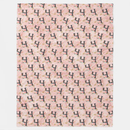 Buchstabe H Fleecedecke