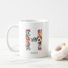 Buchstabe H | Monogramm-I-Tasse für den Blasenbrie Tasse