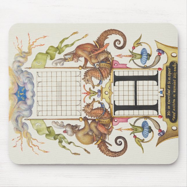 Buchstabe H von Mira Calligraphiae Monumenta Mousepad (Vorne)