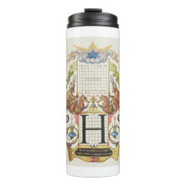 Buchstabe H von Mira Calligraphiae Monumenta Thermosbecher