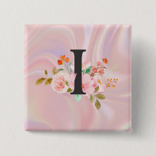 Buchstabe I Button