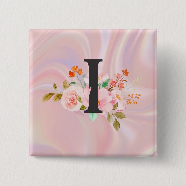 Buchstabe I Button (Vorderseite)