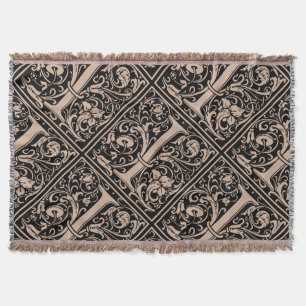Buchstabe I Mittelalterliche Monogramm-Kunst Art N Decke