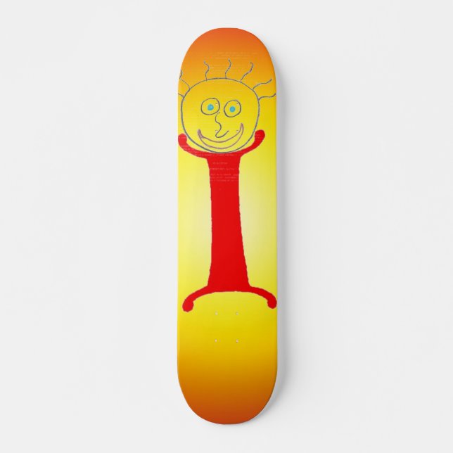 Buchstabe I Skateboard (Vorne)