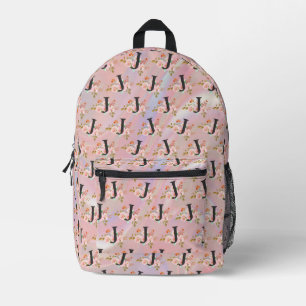 Buchstabe J Bedruckter Rucksack