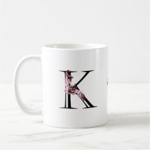 Buchstabe K, Cherry Blossom | Monogramm-Skriptname