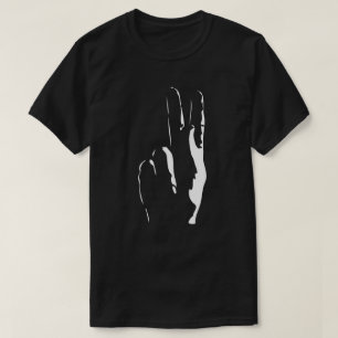 Buchstabe K in Zeichensprache T-Shirt