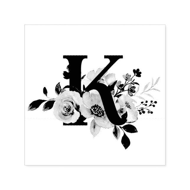 Buchstabe K Permastempel (Design)