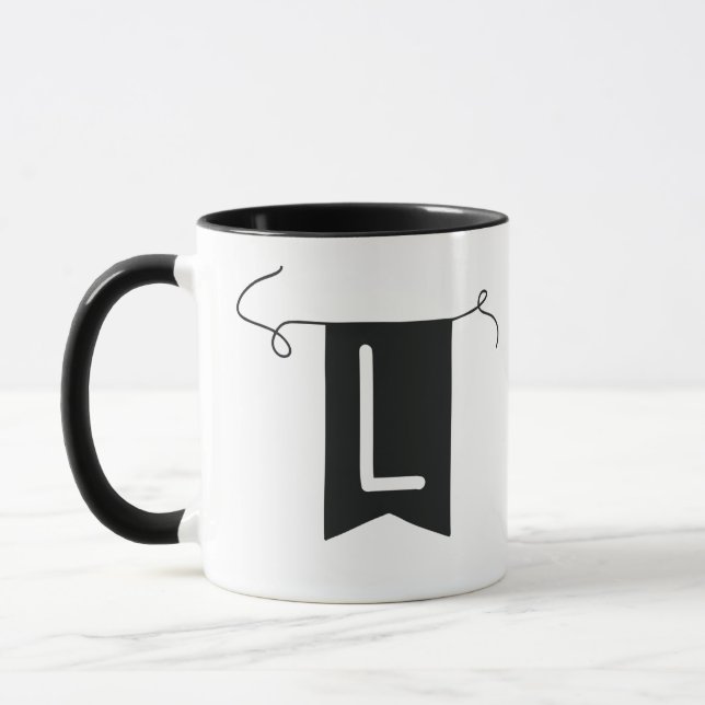 Buchstabe „L“ Becher  Tasse (Links)