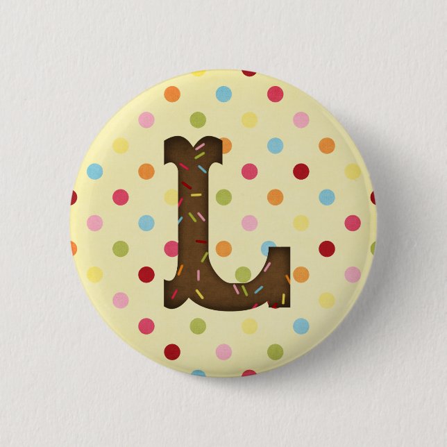 Buchstabe L Button (Vorderseite)