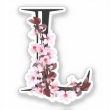 Buchstabe L, Cherry Blossom