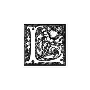 Buchstabe L Erster Brief Gummistempel