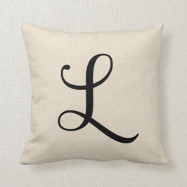 Buchstabe L Kissen