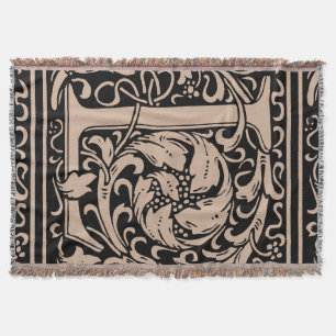 Buchstabe L Mittelalterliche Monogramm-Kunst Art N Decke