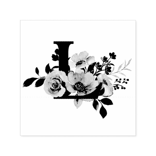 Buchstabe L Permastempel (Design)