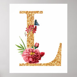 Buchstabe l poster