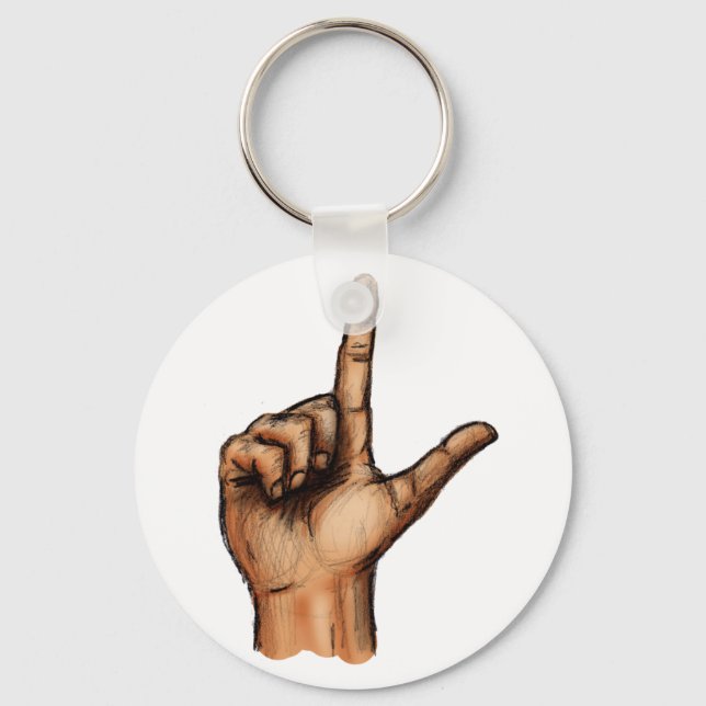 Buchstabe L Schlüsselanhänger (Vorderseite)