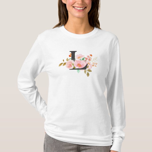 Buchstabe L T-Shirt (Vorderseite)