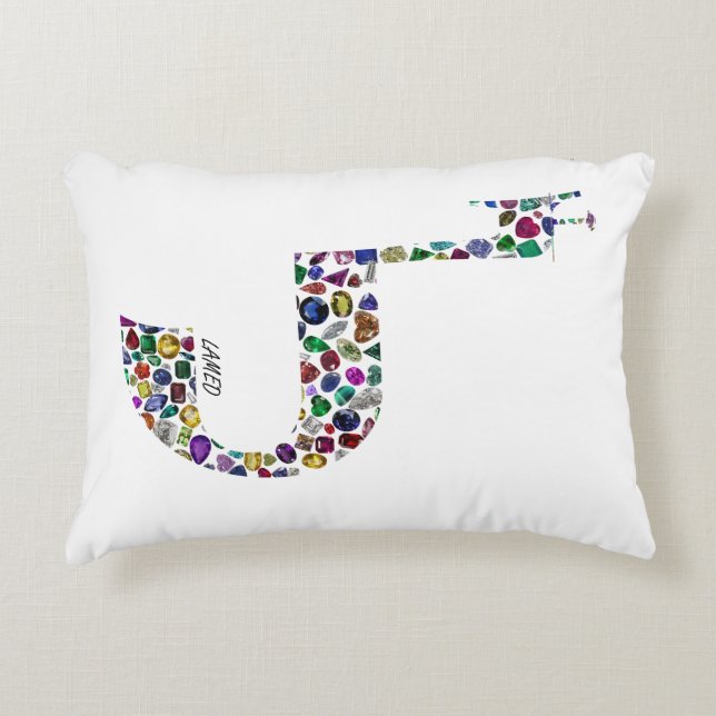 Buchstabe 'LAMED' Dekokissen (Vorderseite)