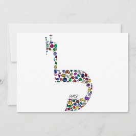 Buchstabe 'LAMED' Einladung