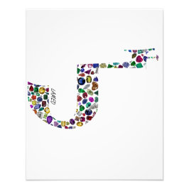 Buchstabe 'LAMED' Fotodruck