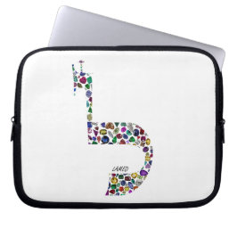 Buchstabe 'LAMED' Laptopschutzhülle