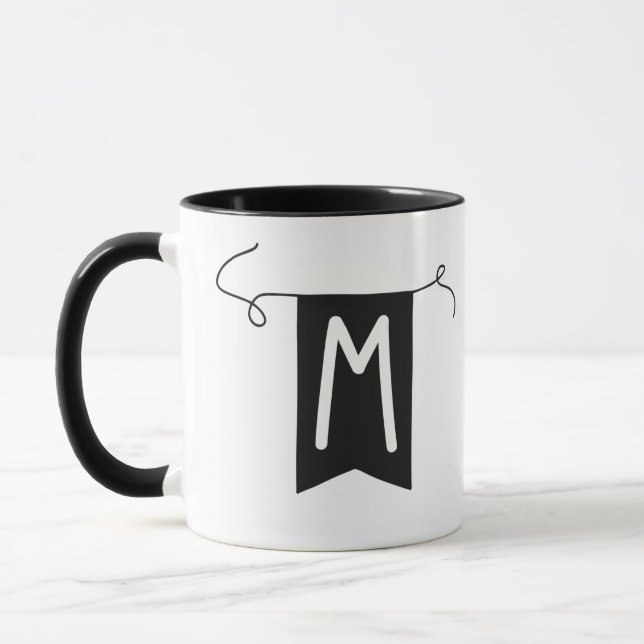 Buchstabe „M“ Becher  Tasse (Links)