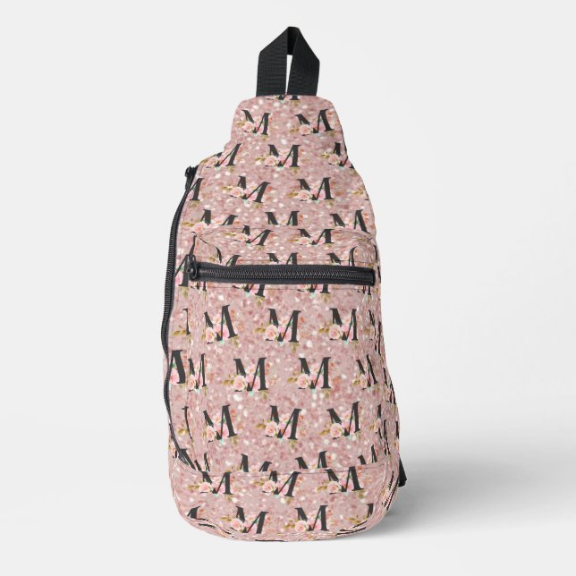 Buchstabe M Crossbody Bag (Vorderseite)