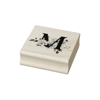 Buchstabe M Gummistempel
