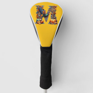 Buchstabe M im Thanksgiving-Stil  Golf Headcover