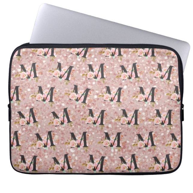 Buchstabe M Laptopschutzhülle (Vorderseite)