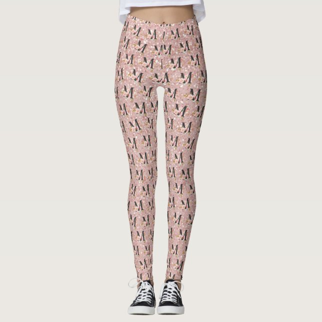 Buchstabe M Leggings (Vorderseite)