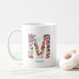 Buchstabe M | Monogramm-I-Tasse für den Blasenbrie Tasse
