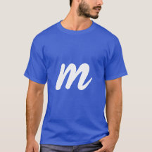 Buchstabe m T - Shirt