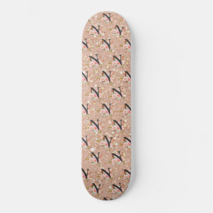 Buchstabe N Skateboard
