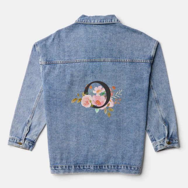 Buchstabe O Jeansjacke (Rückseite)