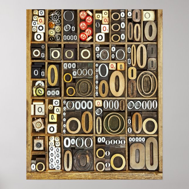 Buchstabe O Poster (Vorne)