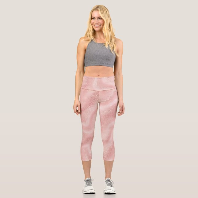Buchstabe P Capri Leggings (Vorderseite)